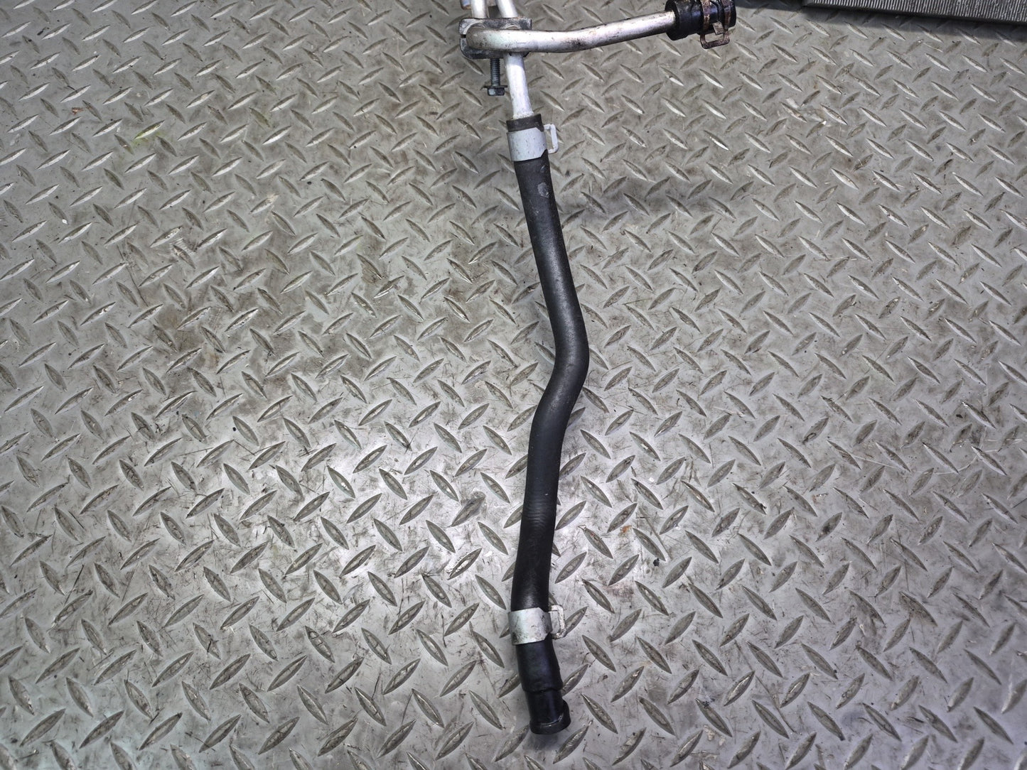 10-19 Nissan 370Z Z34 Convertible Power Steering Hose Pipe Line Oil Cooler Dmgd