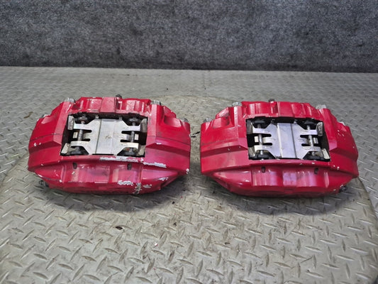 10-20 Nissan Z34 370Z Front Left & Right Sport Brake Caliper Set Akebono 72K OEM