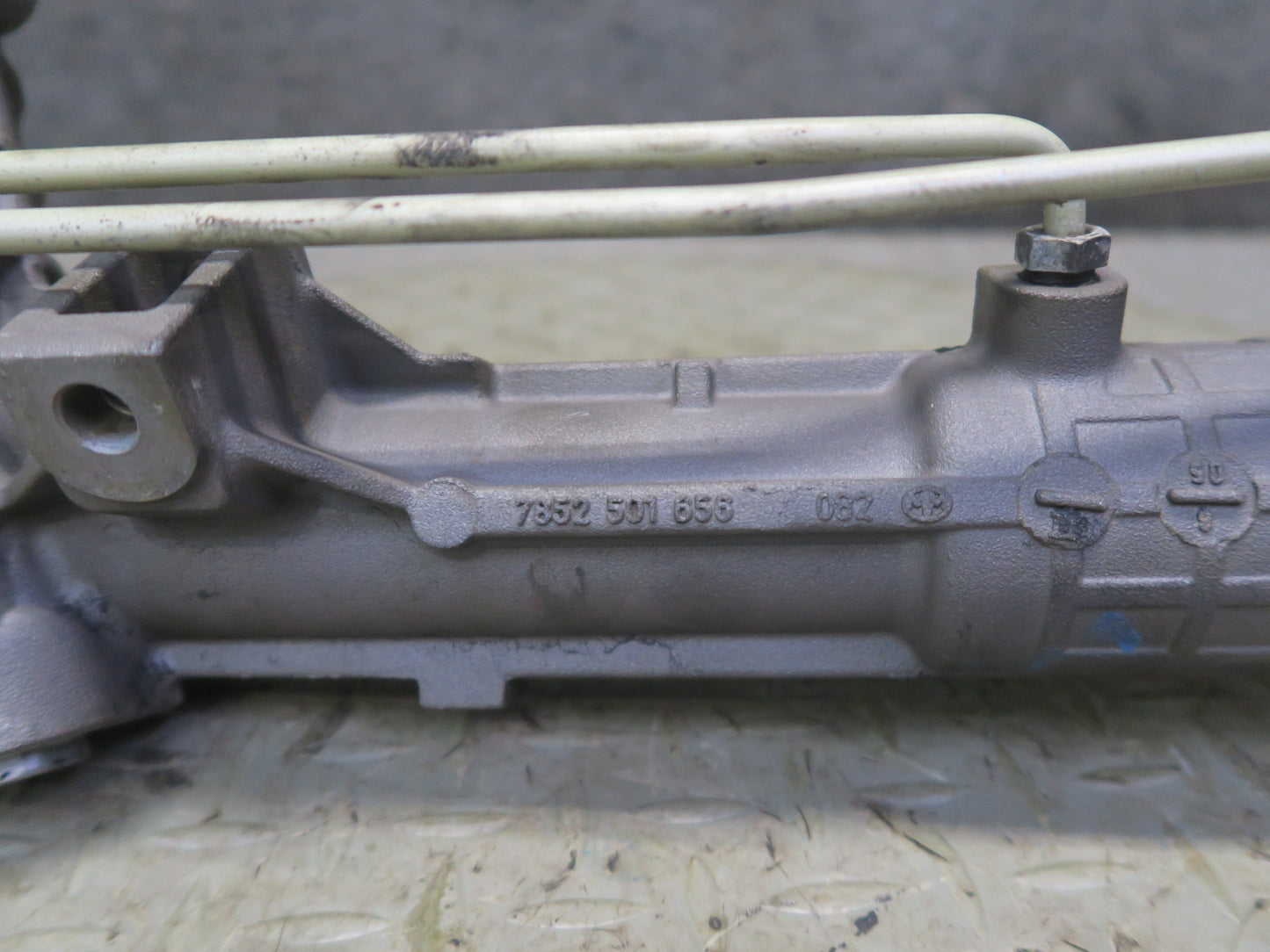 02-06 BMW E46 330Ci Power Steering Rack & Pinion Yellow TAG 6774325 OEM