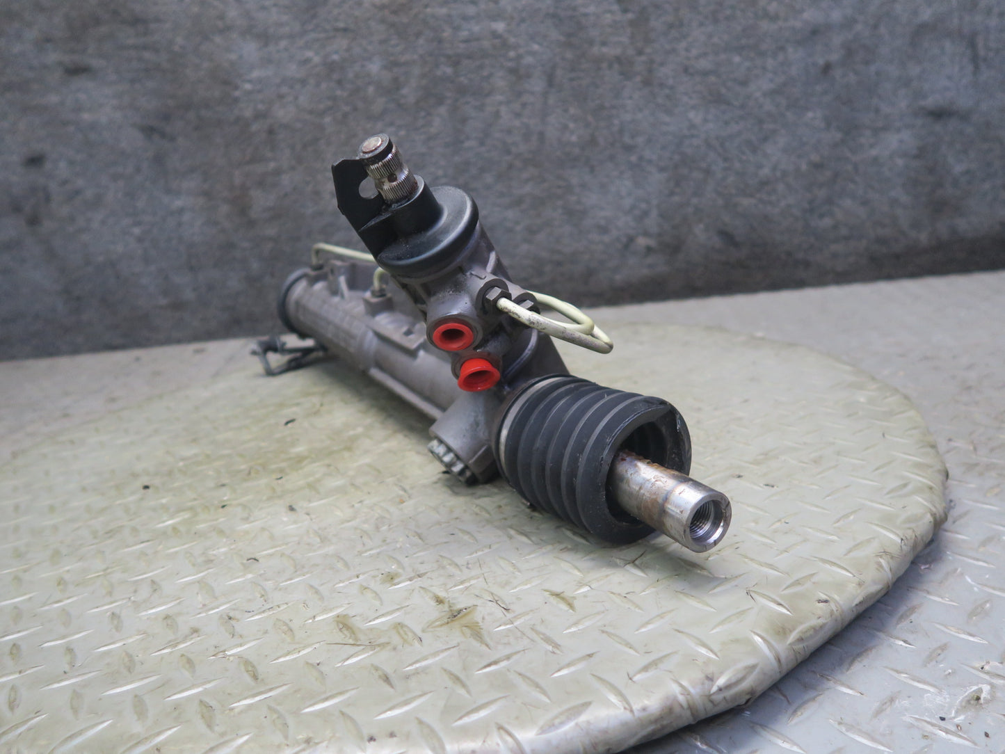 02-06 BMW E46 330Ci Power Steering Rack & Pinion Yellow TAG 6774325 OEM