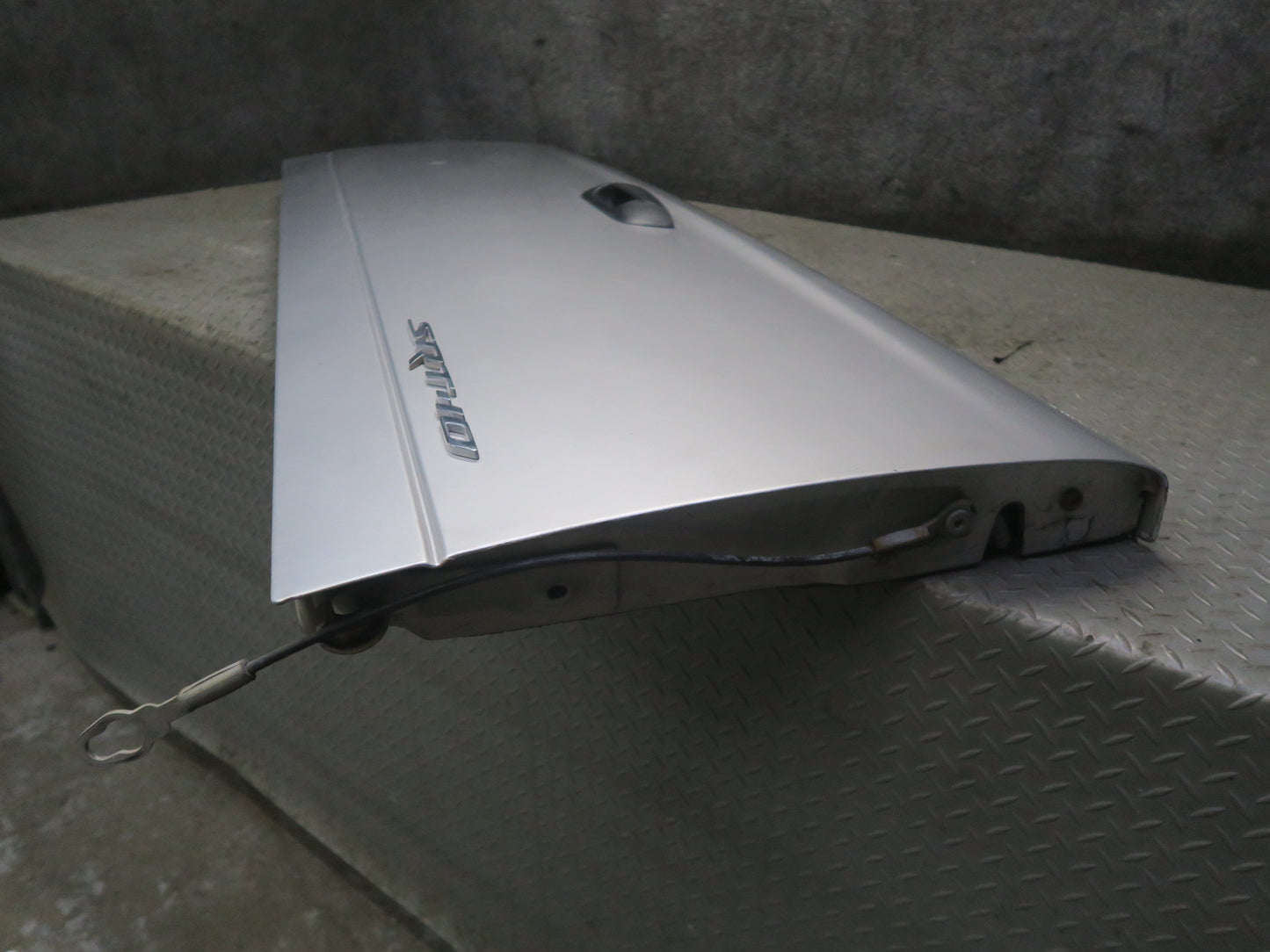02-08 Dodge RAM 1500 SRT10 DR Rear Tailgate Trunk Lid Bright Silver OEM