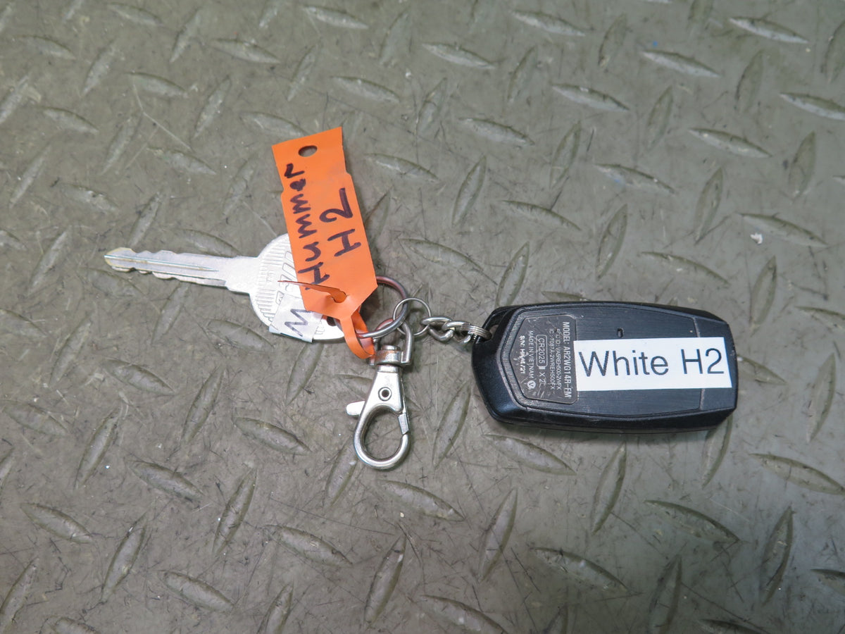 2003-2007 Hummer H2 Ignition Switch KEY Front Left & Right Side Door Handle Set