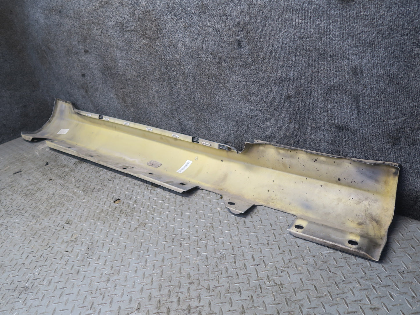 05-11 Mercedes R171 Slk-class Set of 2 Side Skirt Rocker Panel Molding Damaged