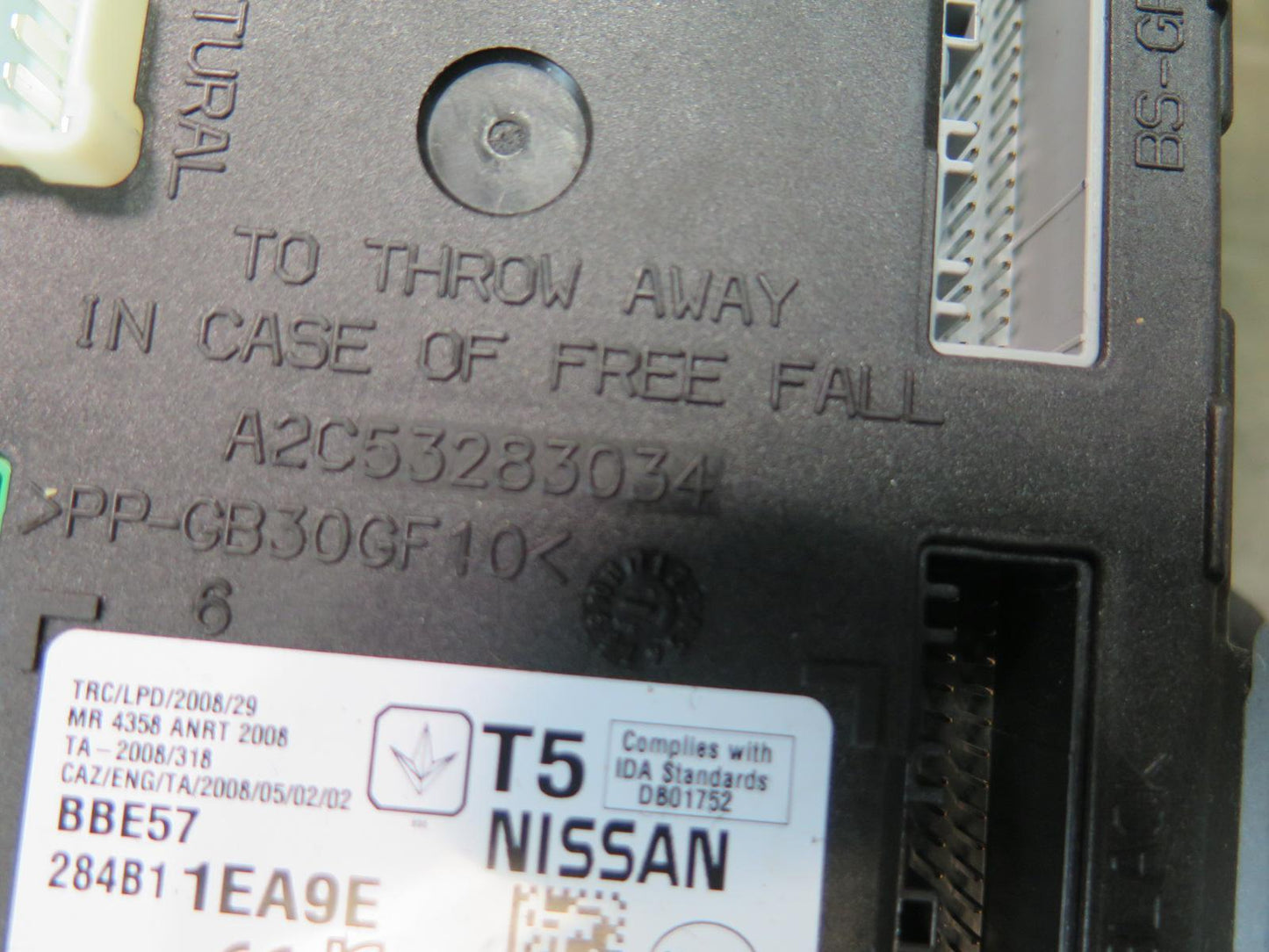 09-20 Nissan Z34 370Z Body Control Module Unit BCM BCU 284B1-1EA9E OEM