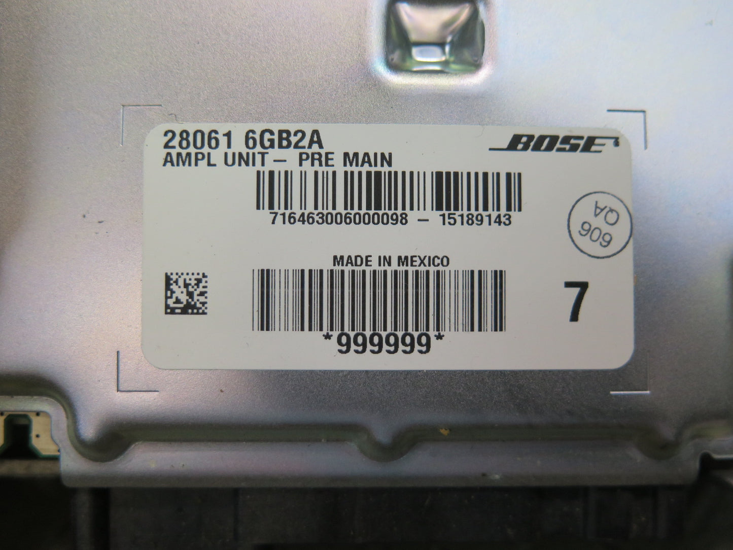 16-20 Nissan Z34 370Z Coupe Bose Radio Audio Amplifier AMP 28061-6GB2A OEM
