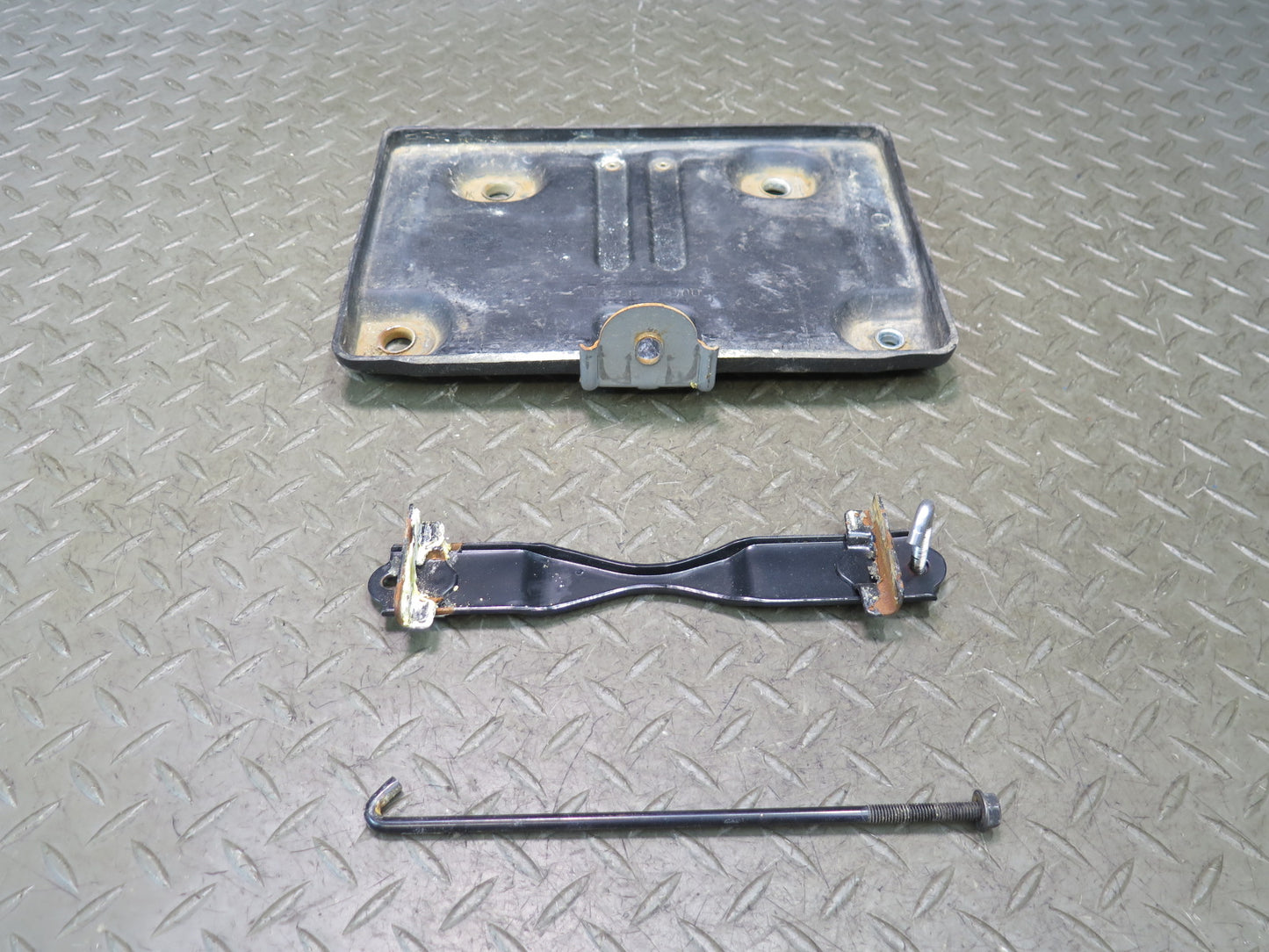 09-20 Nissan Z34 370Z Battery Tray Mount Tie Down KIT Set OEM