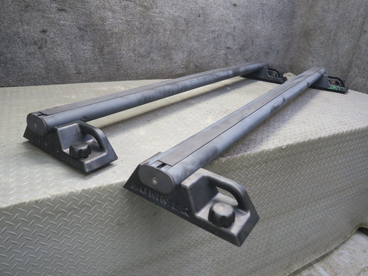 2003-2007 Hummer H2 Upper Roof Luggage Rack Rail Cross Cargo Bar Set