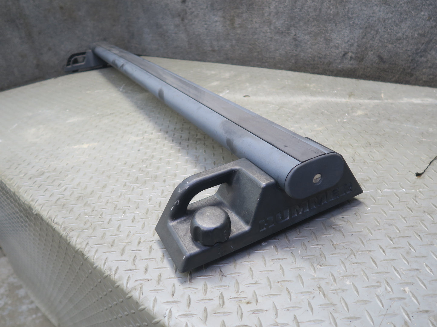 2003-2007 Hummer H2 Upper Roof Luggage Rack Rail Cross Cargo Bar Set