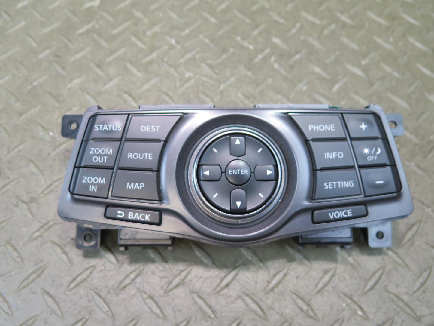 15-20 Nissan Z34 370Z Nismo Dash Navi GPS Navigation Control Switch Panel OEM