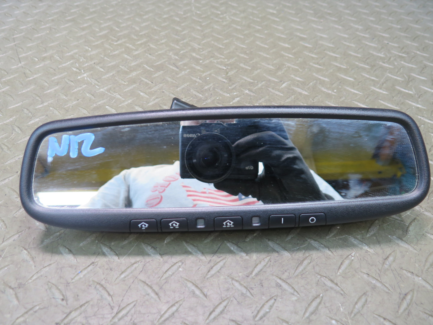 14-18 Nissan 370Z Z34 Coupe Interior Rear View Mirror Auto Dimm w Homelink OEM