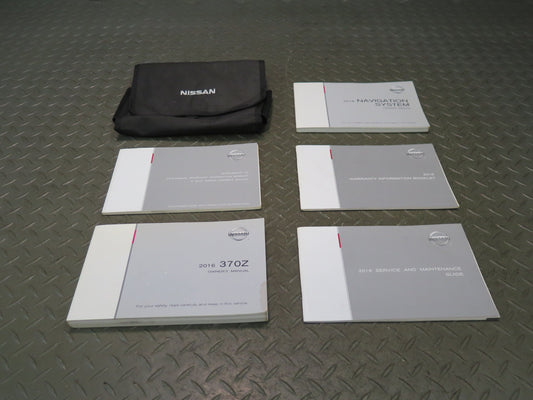 2016 Nissan Z34 370Z Nismo Tech Coupe Owners Guide Manual Book Set w Case OEM