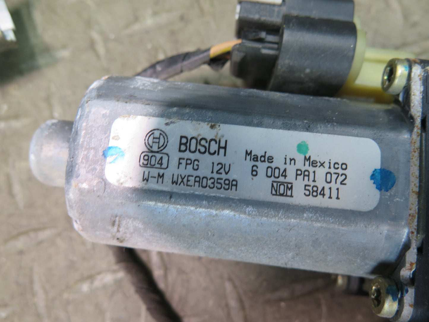 02-08 Dodge RAM 1500 DR Rear Left Door Window Regulator w Motor OEM