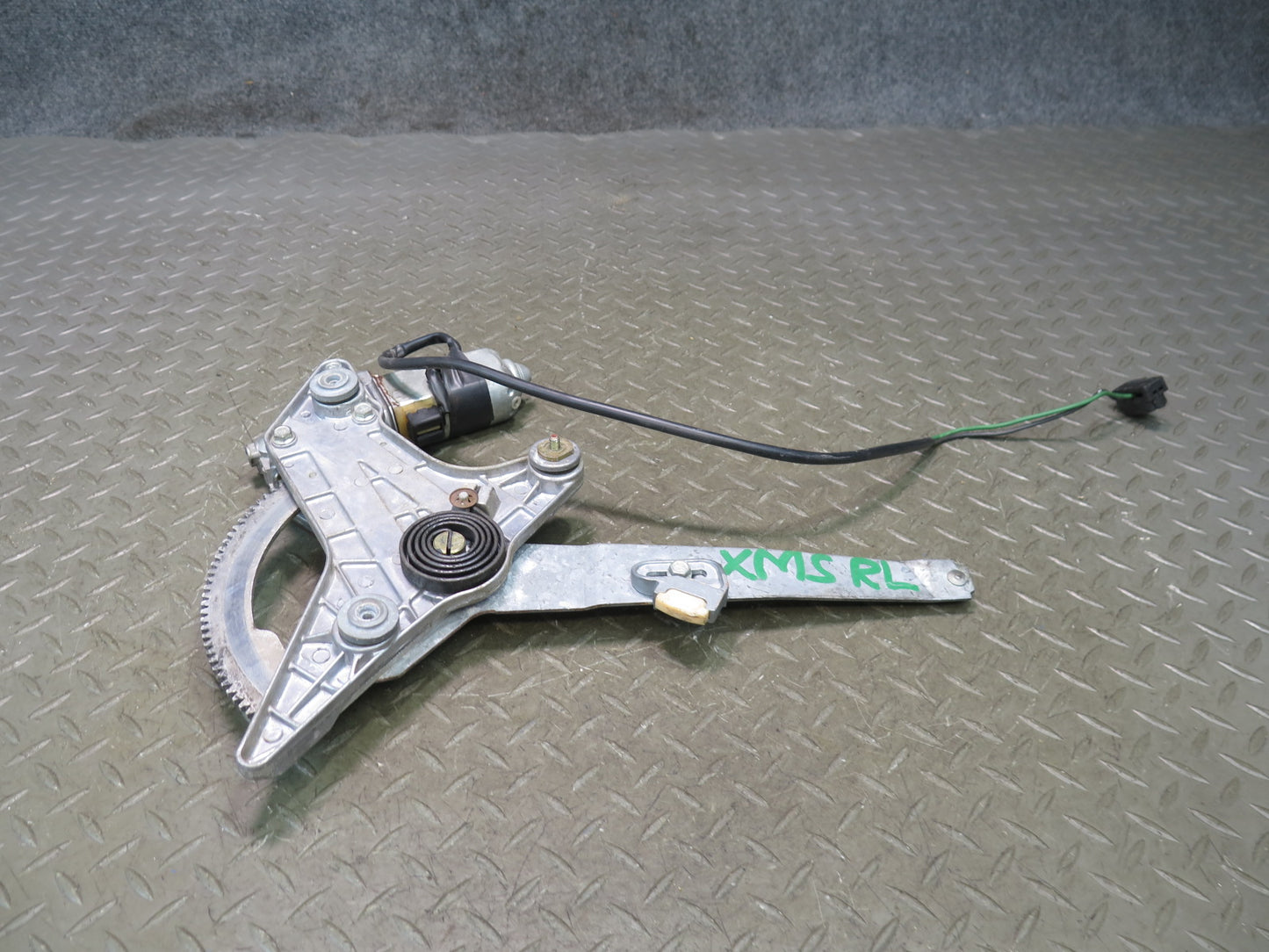 86-91 Mercedes W126 560SEL Sedan Rear Left Door Window Regulator w Motor OEM
