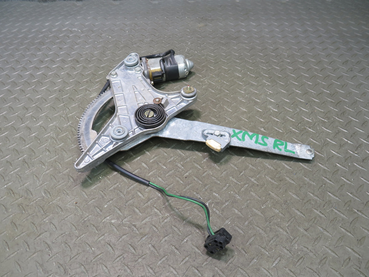 86-91 Mercedes W126 560SEL Sedan Rear Left Door Window Regulator w Motor OEM