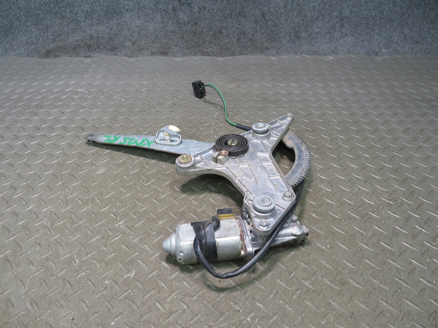 86-91 Mercedes W126 560SEL Sedan Rear Left Door Window Regulator w Motor OEM
