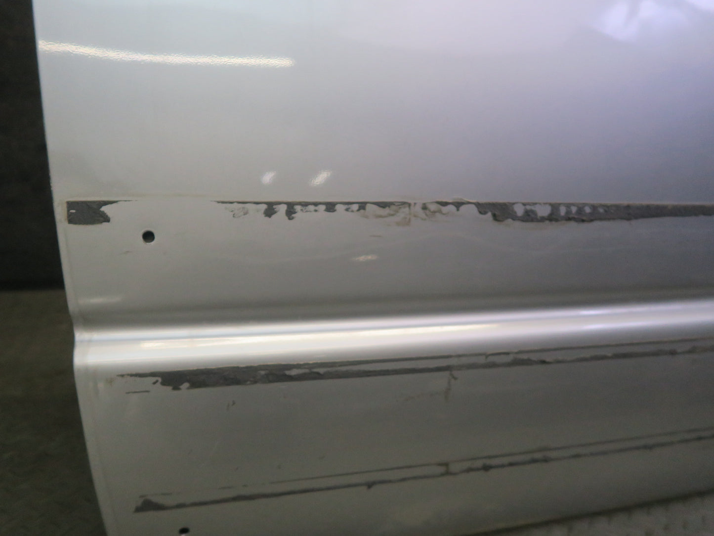 02-08 Dodge RAM 1500 DR Crew CAB Rear Right Door Shell Panel Bright Silver OEM