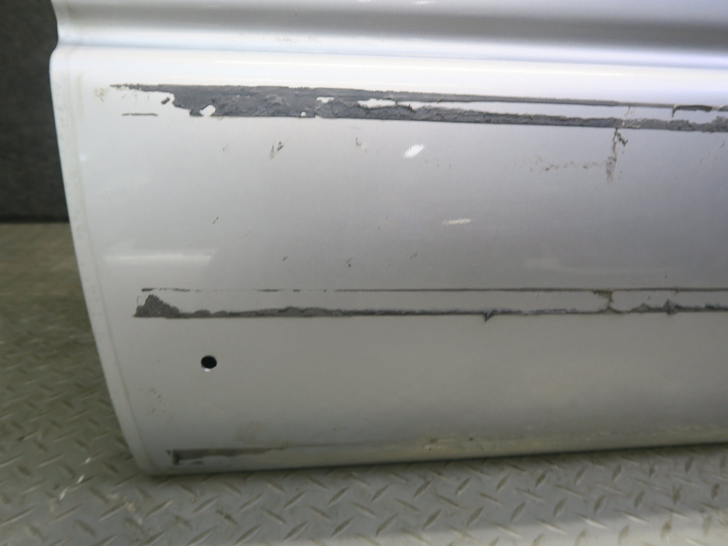 02-08 Dodge RAM 1500 DR Crew CAB Rear Right Door Shell Panel Bright Silver OEM
