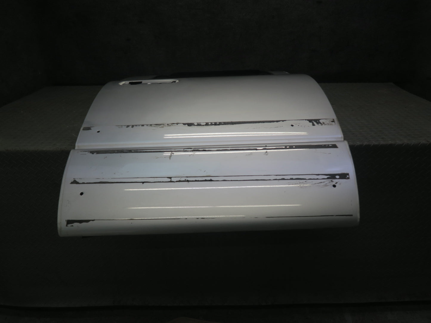 02-08 Dodge RAM 1500 DR Crew CAB Rear Right Door Shell Panel Bright Silver OEM