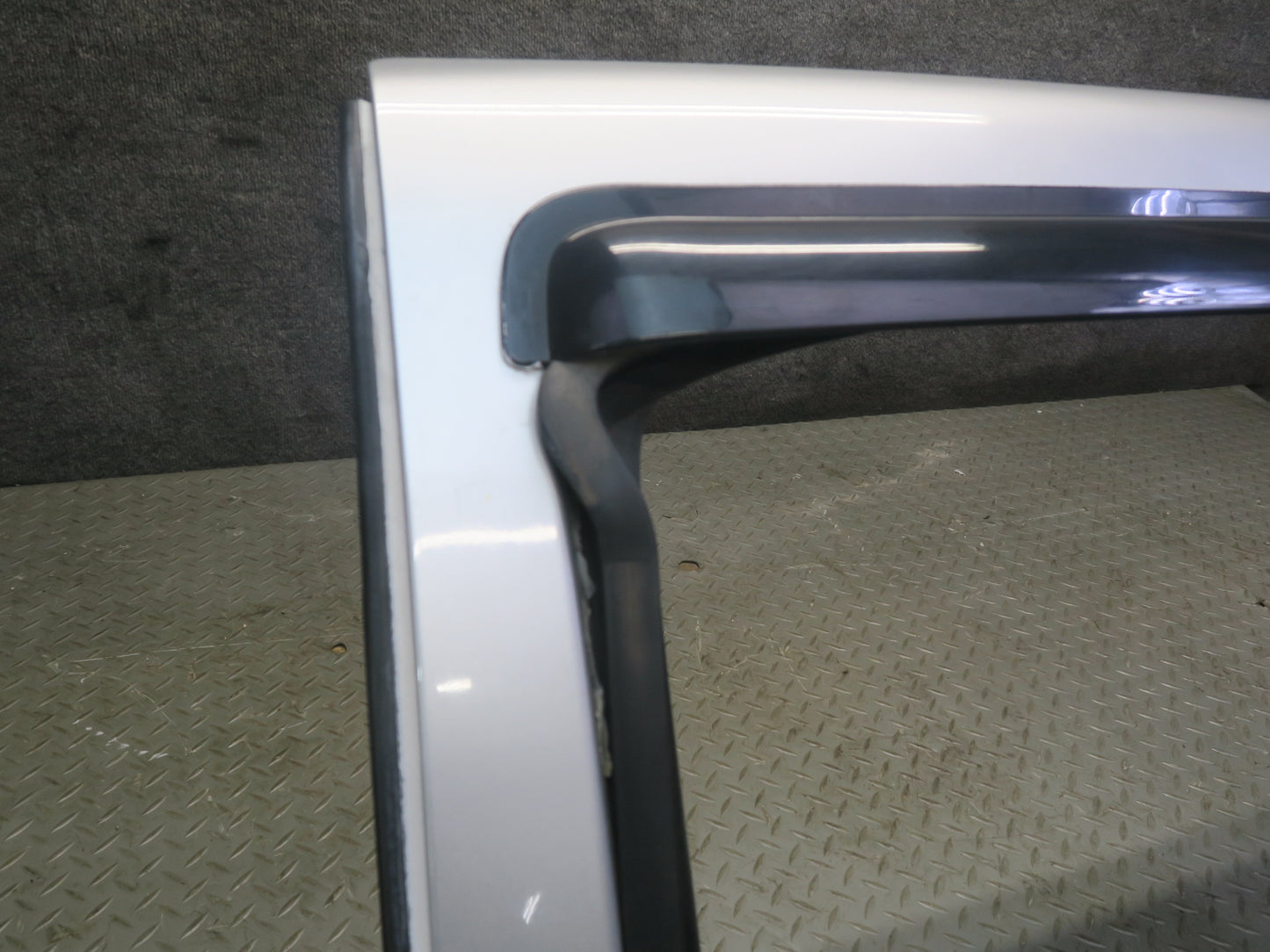02-08 Dodge RAM 1500 DR Crew CAB Rear Left Door Shell Panel Bright Silver OEM