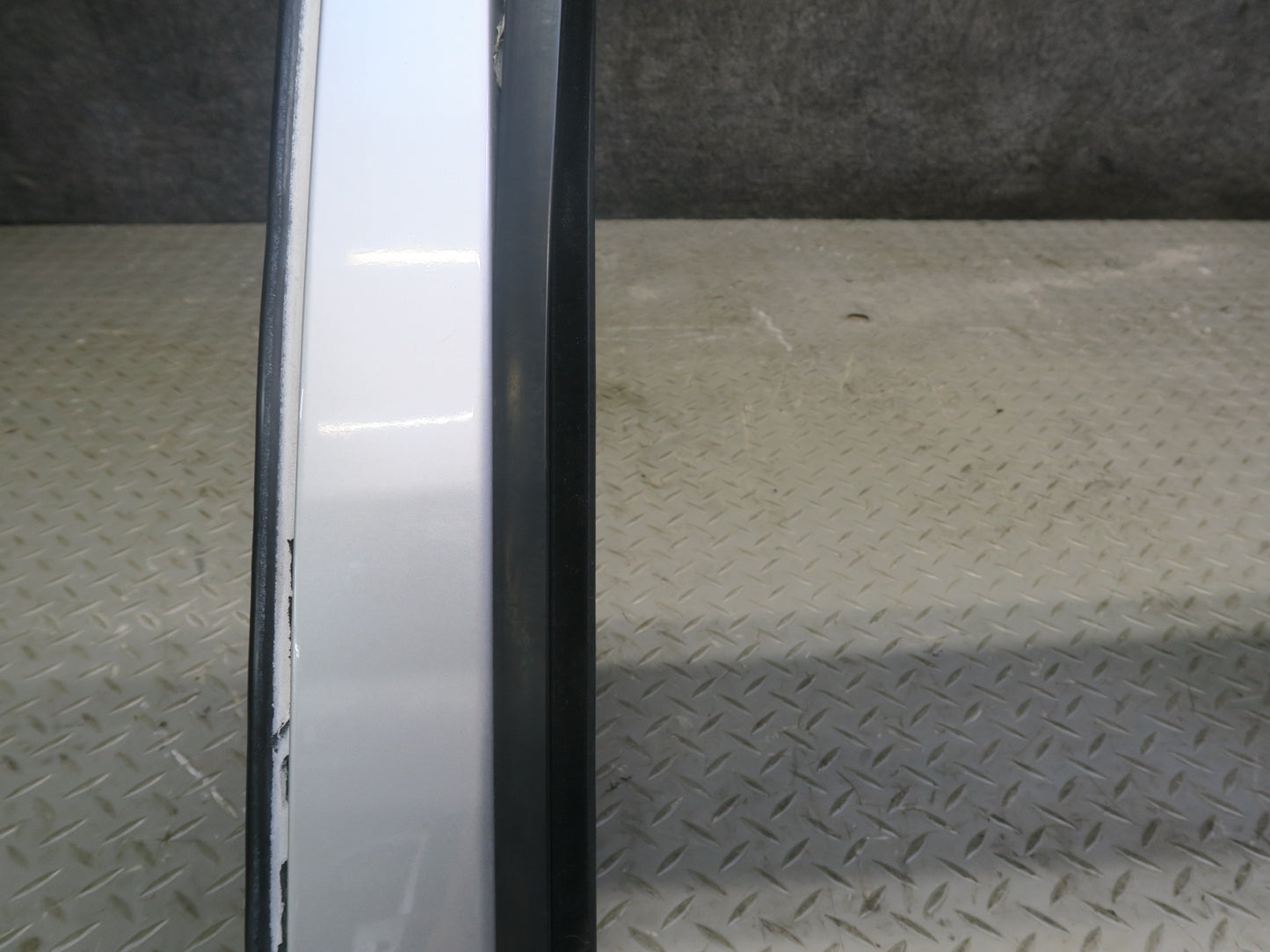 02-08 Dodge RAM 1500 DR Crew CAB Rear Left Door Shell Panel Bright Silver OEM