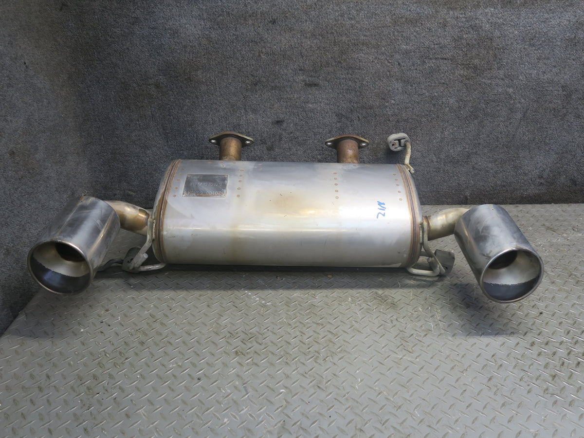 15-20 Nissan Z34 370Z Nismo Rear Exhaust Muffler w Tips 20100-6GA0A OEM