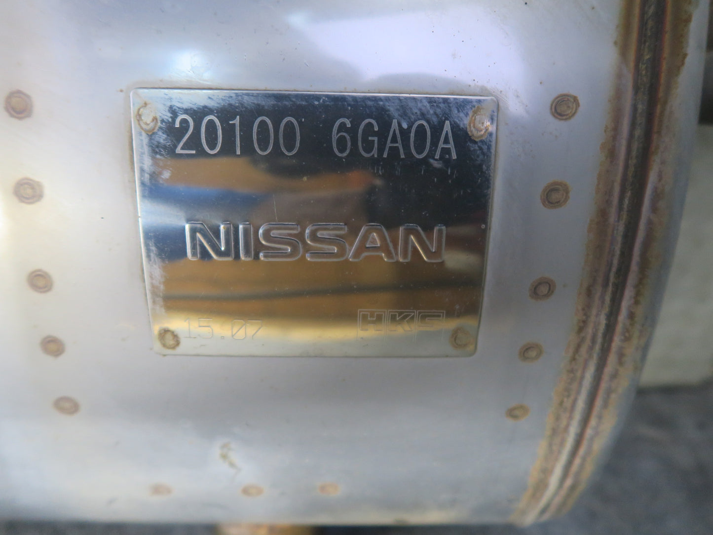 15-20 Nissan Z34 370Z Nismo Rear Exhaust Muffler w Tips 20100-6GA0A OEM