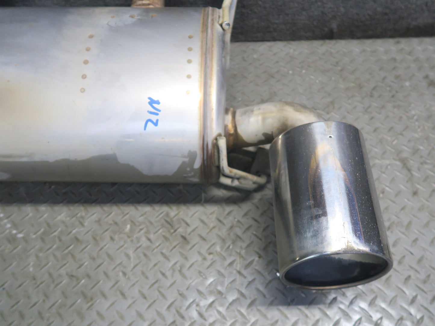 15-20 Nissan Z34 370Z Nismo Rear Exhaust Muffler w Tips 20100-6GA0A OEM