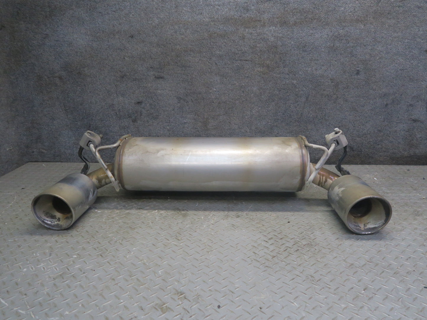 15-20 Nissan Z34 370Z Nismo Rear Exhaust Muffler w Tips 20100-6GA0A OEM