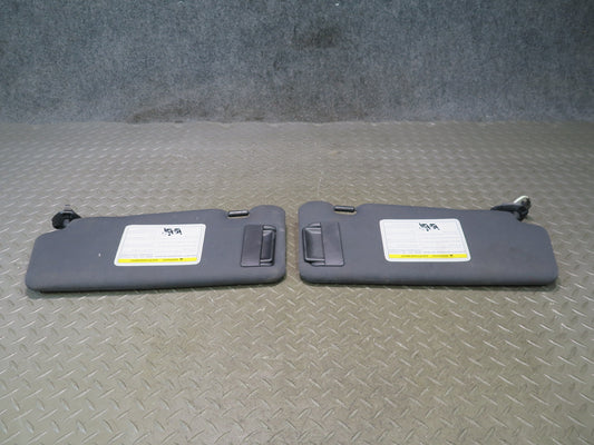 09-20 Nissan Z34 370Z Coupe Set of 2 Front Right & Left Sun Visor Black OEM