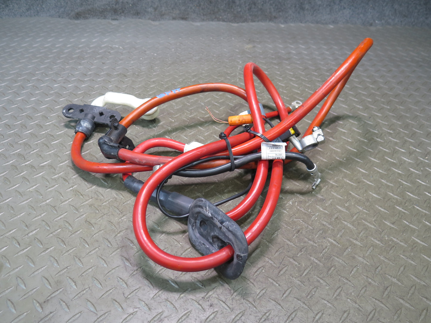 98-03 BMW E39 540i Set of 2 Positive & Negative Battery Cable OEM
