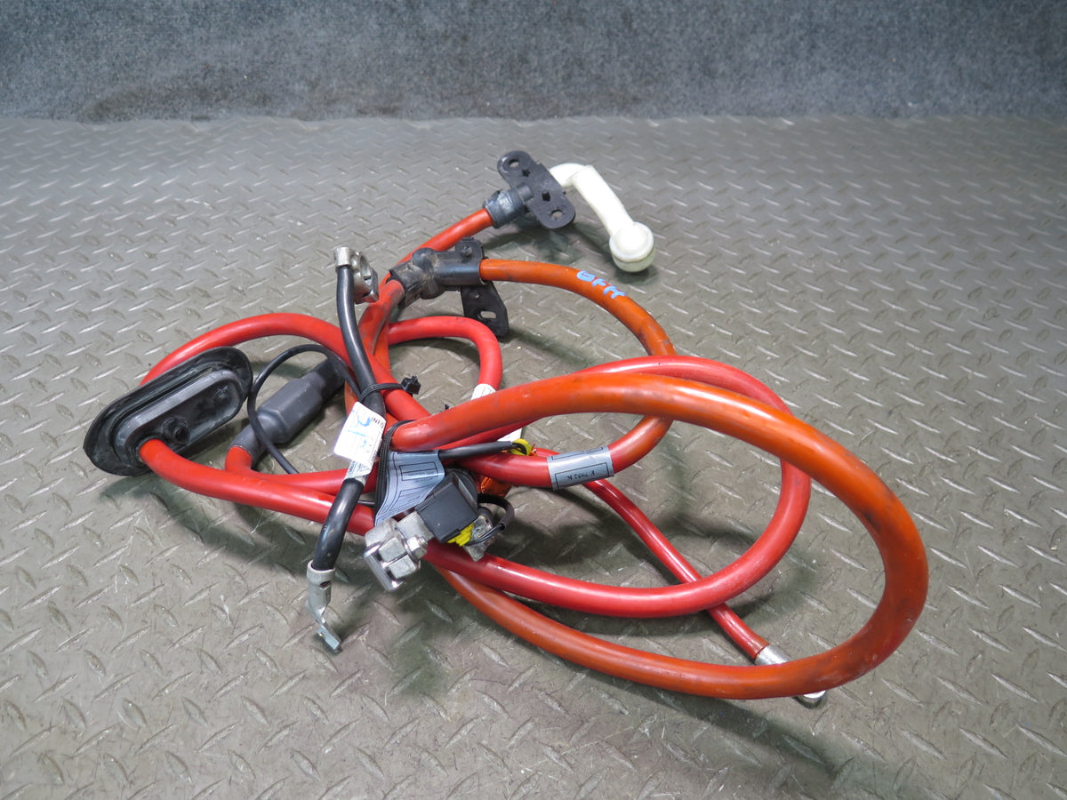 98-03 BMW E39 540i Set of 2 Positive & Negative Battery Cable OEM