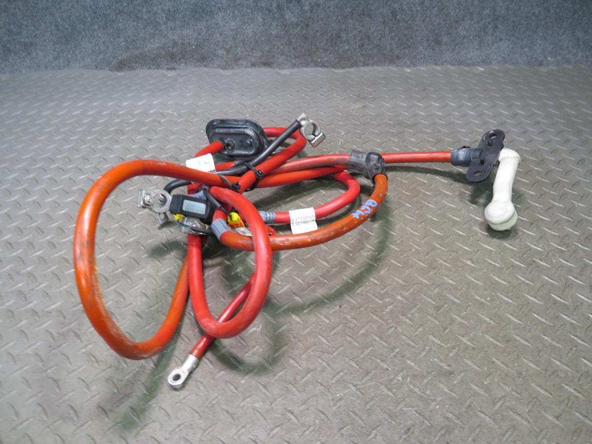 98-03 BMW E39 540i Set of 2 Positive & Negative Battery Cable OEM