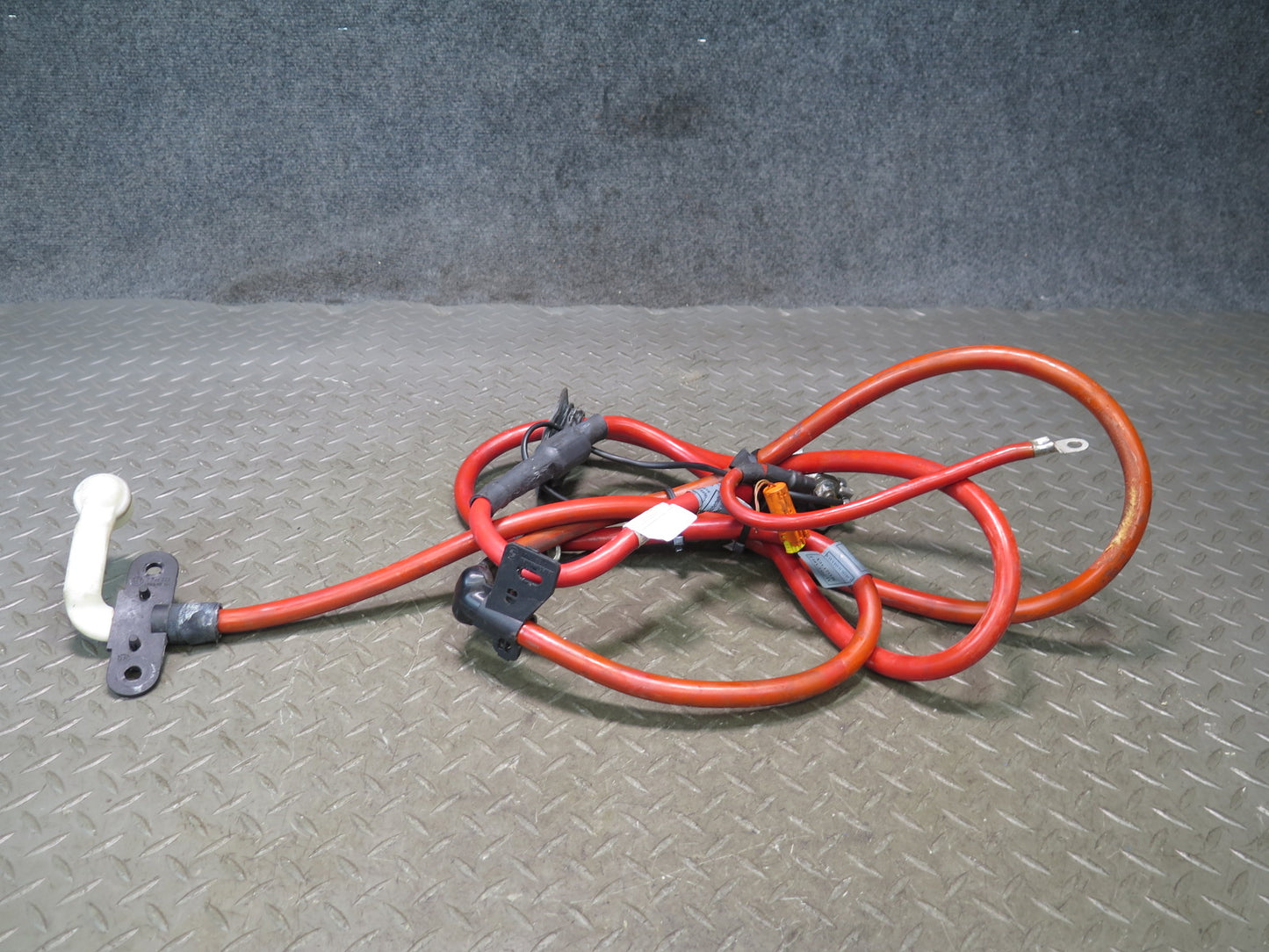 98-03 BMW E39 540i Set of 2 Positive & Negative Battery Cable OEM