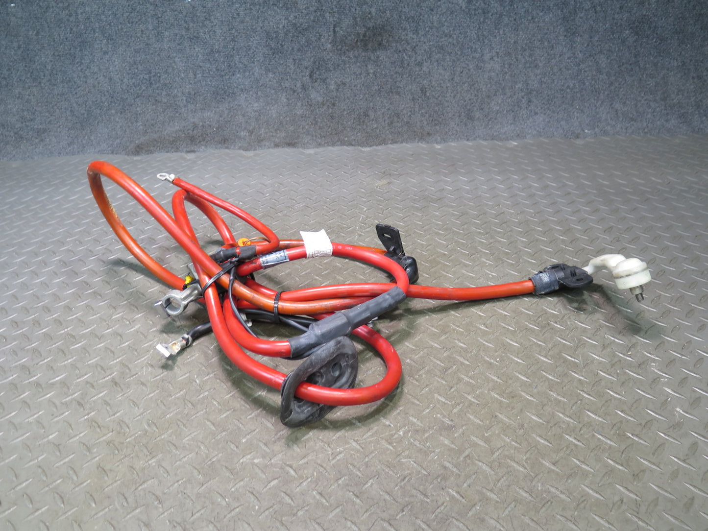 98-03 BMW E39 540i Set of 2 Positive & Negative Battery Cable OEM