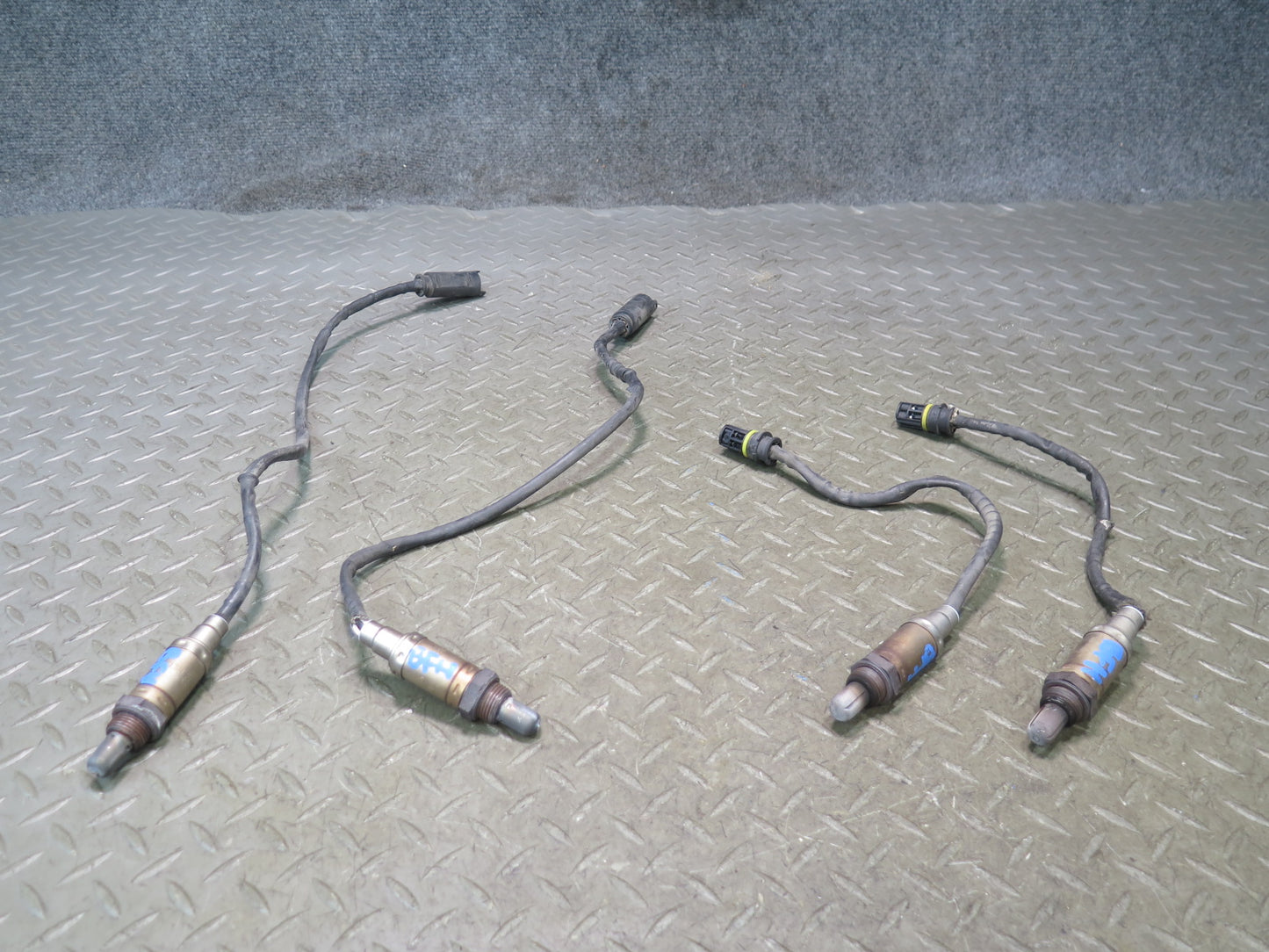 97-98 BMW E38 E39 540i 740i M62 Set of 4 Oxygen O2 Lambda Sensor OEM