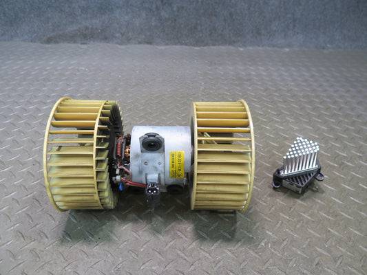 97-00 BMW E39 540i A/C Heater Blower Motor Fan w Resistor Set 8372493 OEM