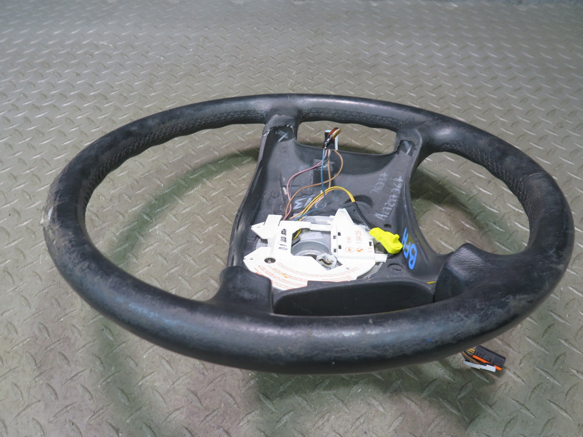 97-99 BMW E39 540i 4 Spoke Leather Steering Black 1094259 Damaged