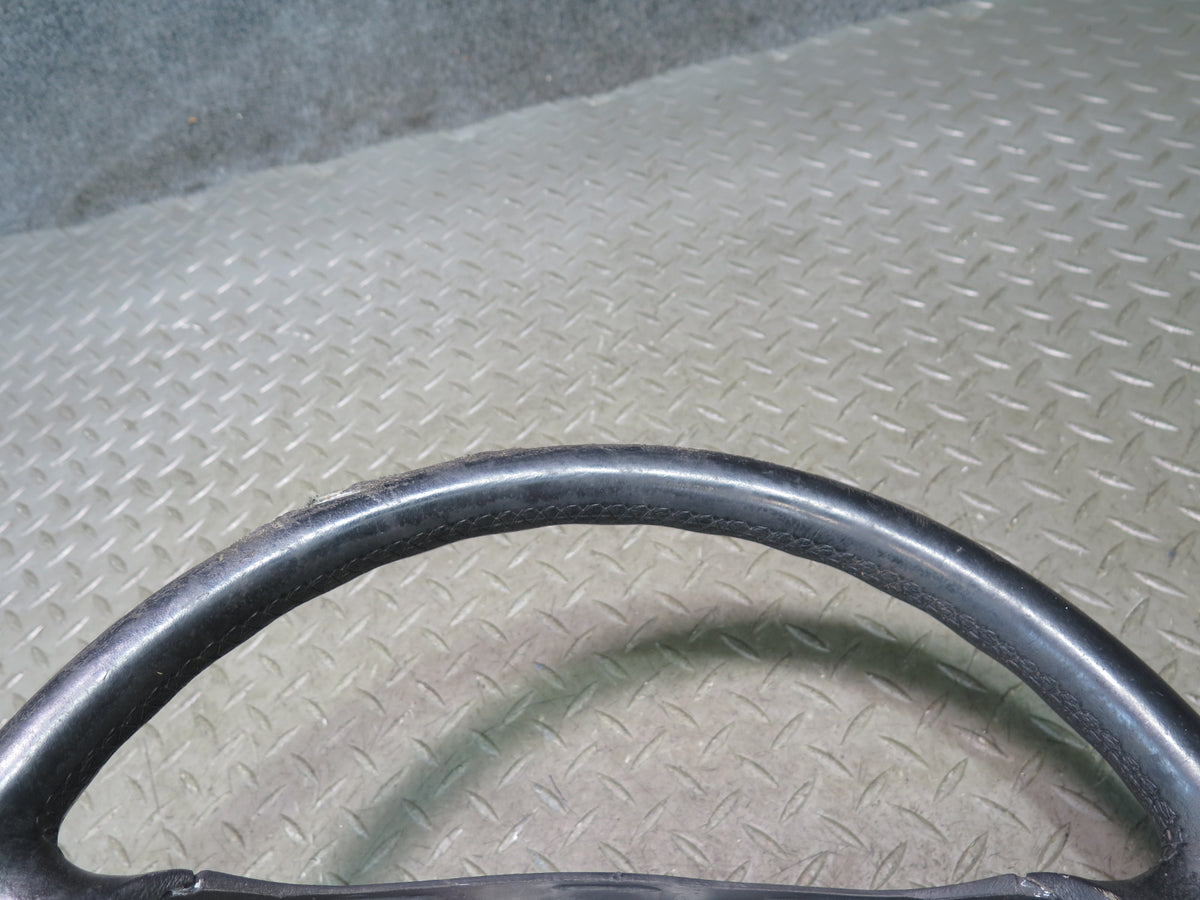 97-99 BMW E39 540i 4 Spoke Leather Steering Black 1094259 Damaged