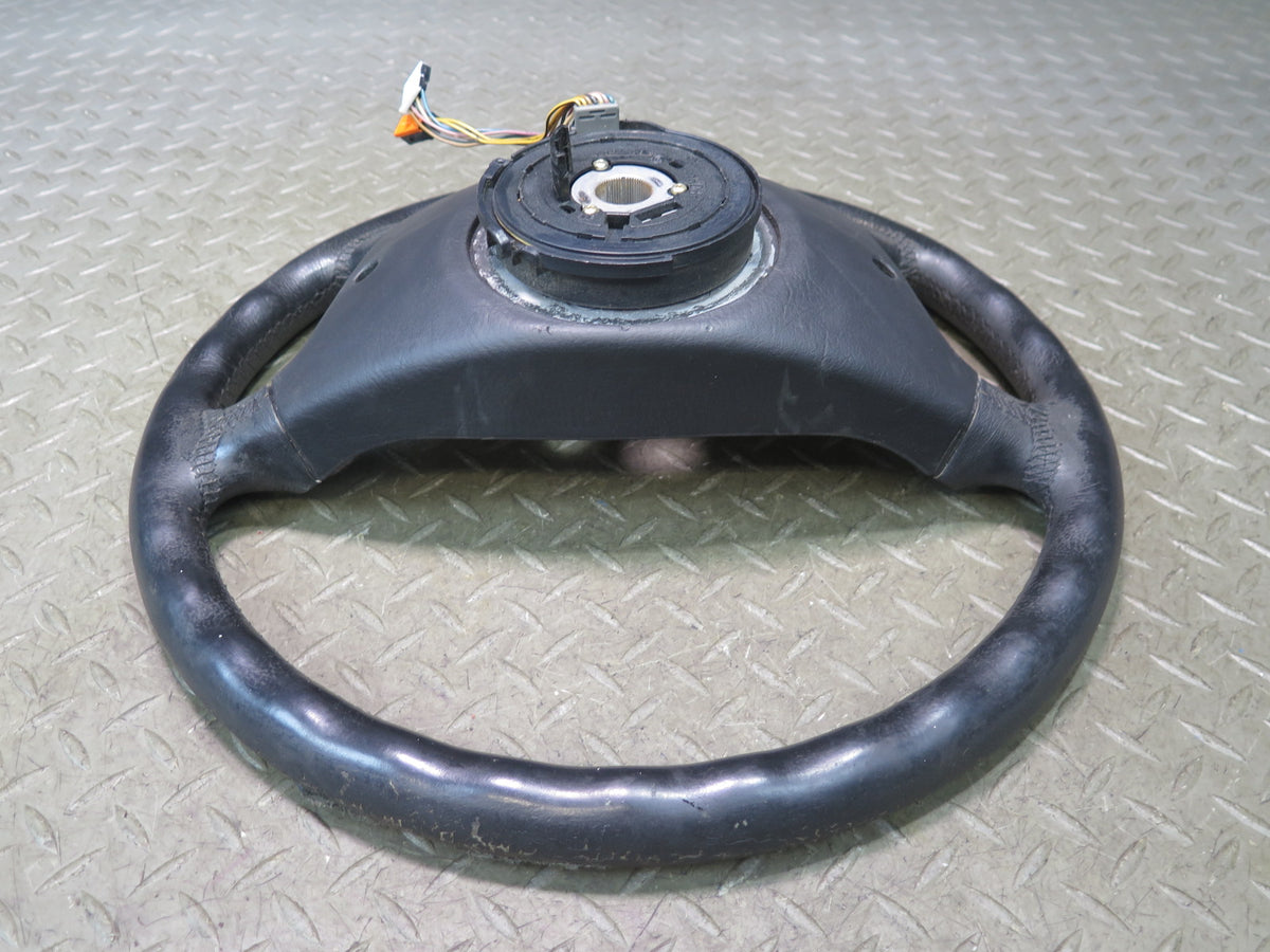 97-99 BMW E39 540i 4 Spoke Leather Steering Black 1094259 Damaged