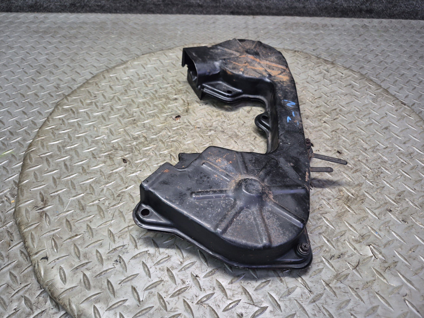 84-86 Nissan Z31 300ZX VG30E NA Set of 2 Engine Timing Belt Cover  OEM