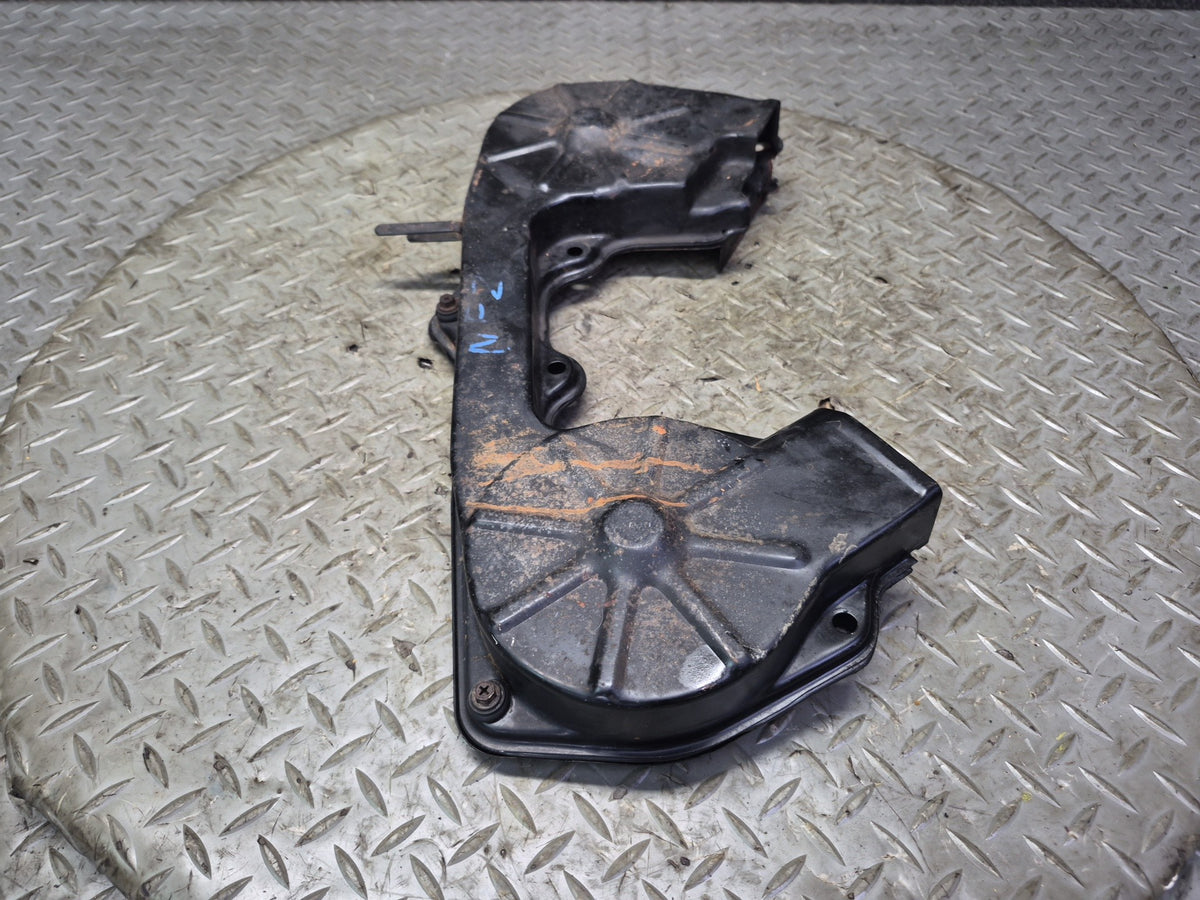 84-86 Nissan Z31 300ZX VG30E NA Set of 2 Engine Timing Belt Cover  OEM