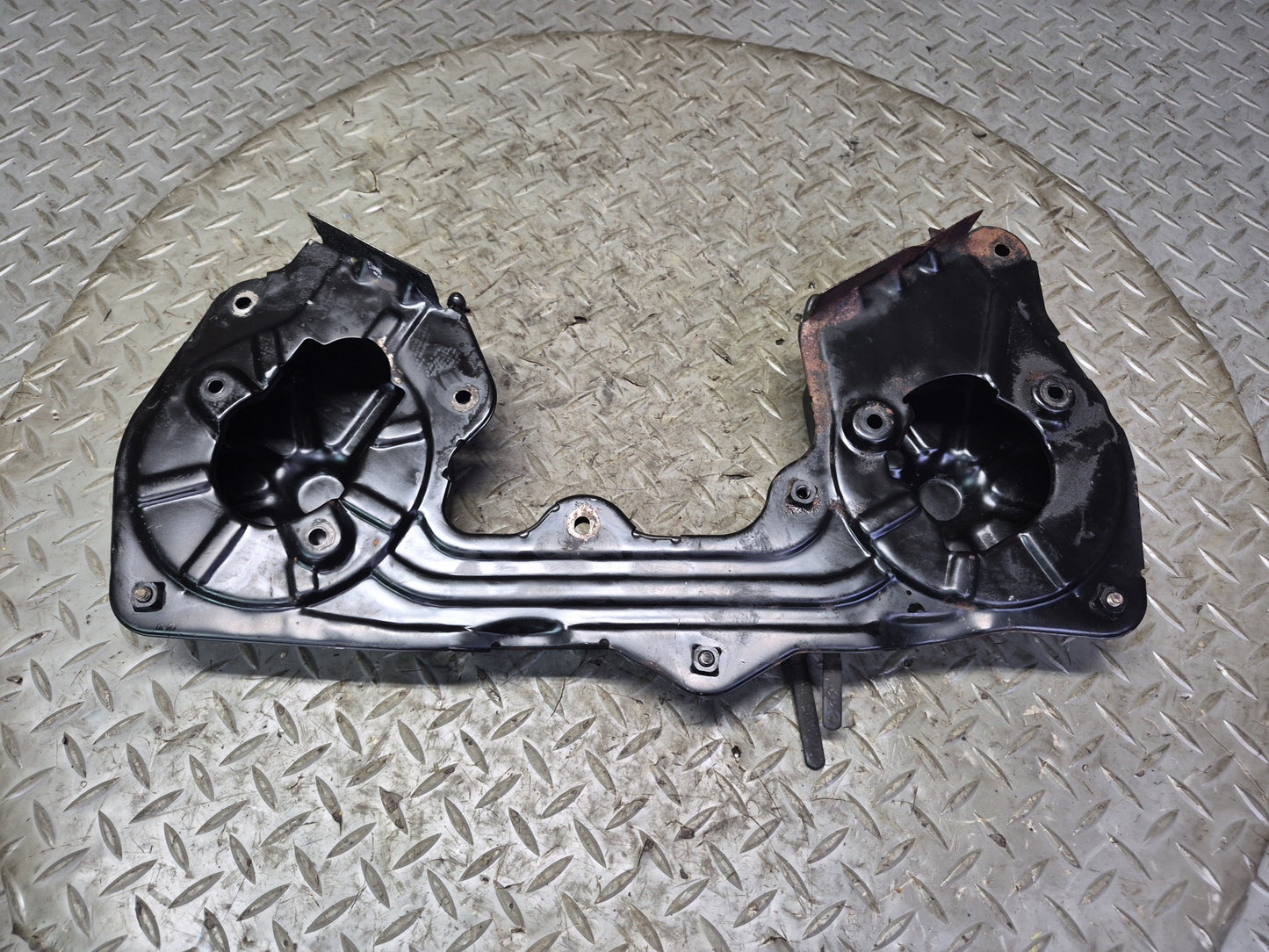 84-86 Nissan Z31 300ZX VG30E NA Set of 2 Engine Timing Belt Cover  OEM
