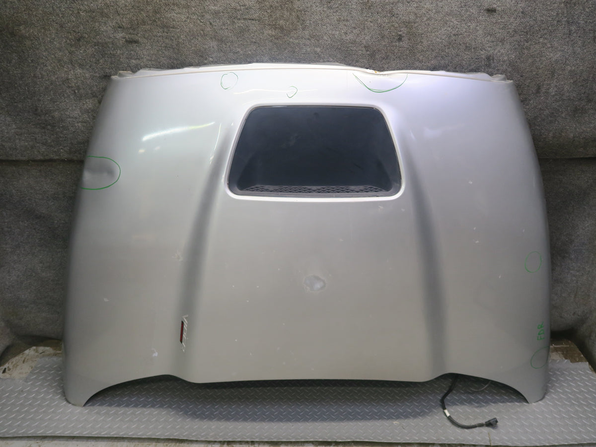 05-06 Dodge RAM SRT10 DR Front Hood Bonnet Shell Panel Bright Silver Damaged