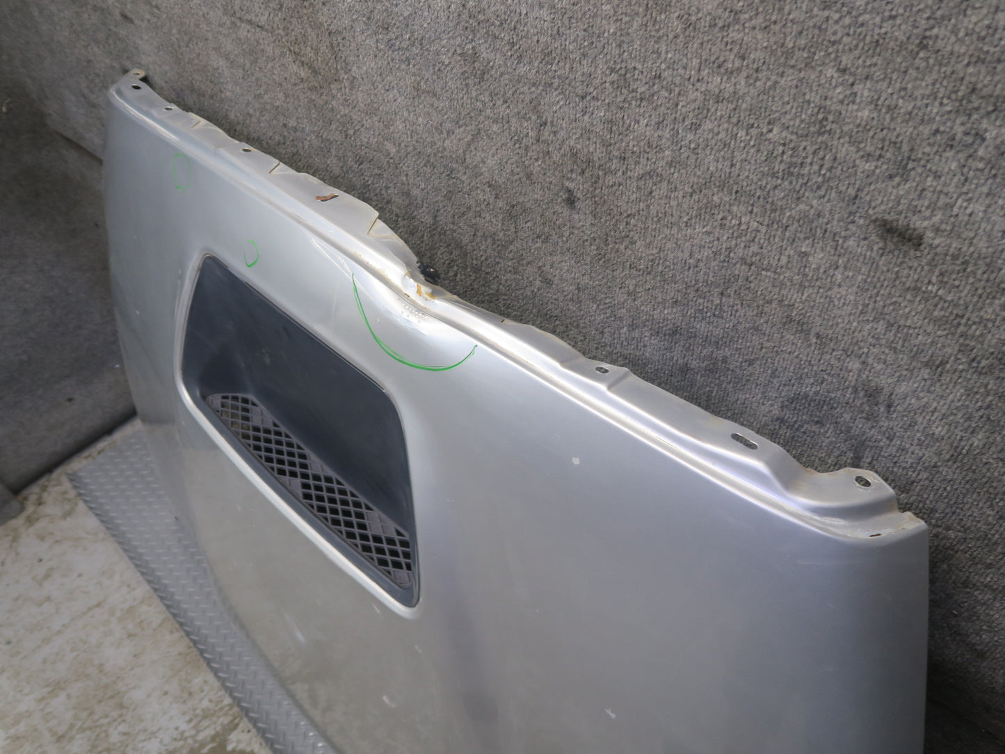 05-06 Dodge RAM SRT10 DR Front Hood Bonnet Shell Panel Bright Silver Damaged