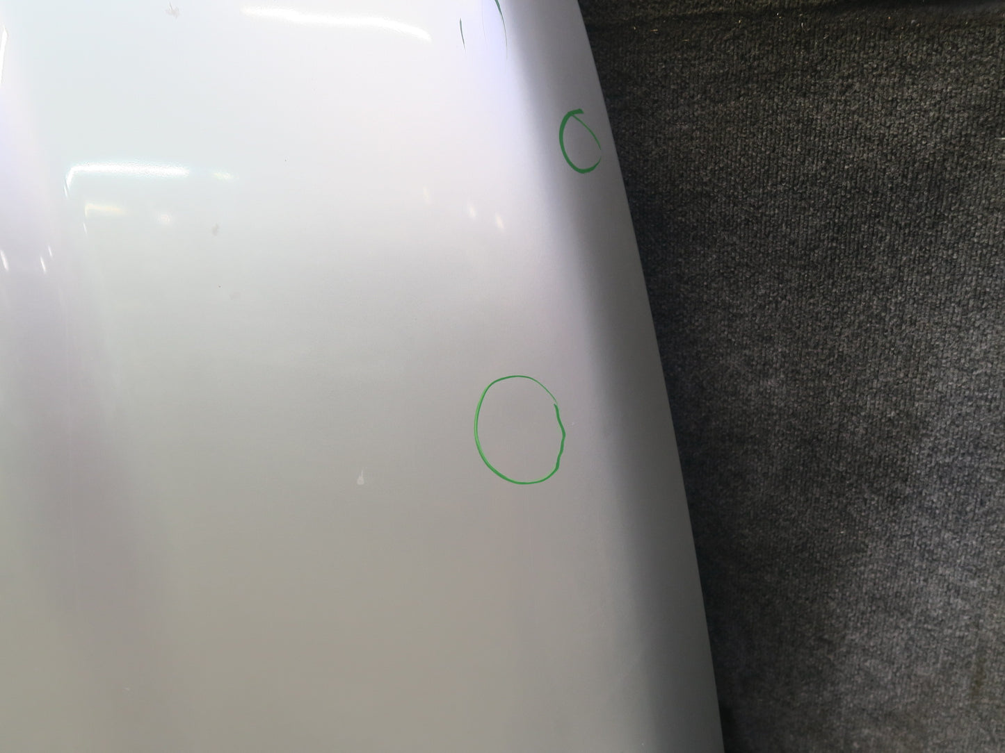 05-06 Dodge RAM SRT10 DR Front Hood Bonnet Shell Panel Bright Silver Damaged