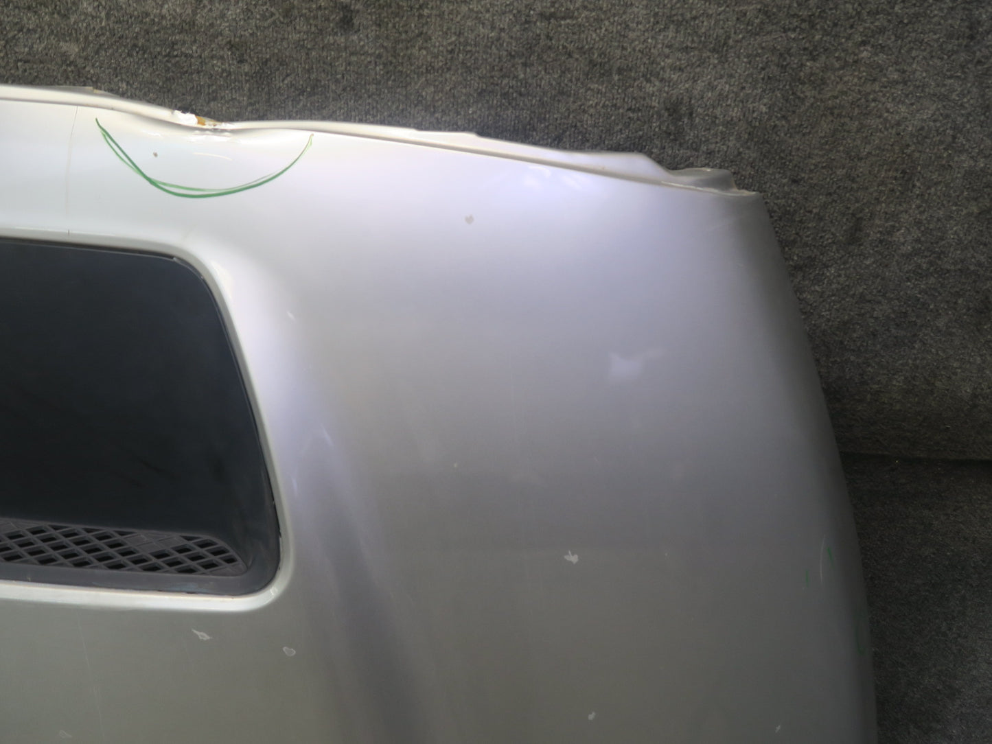 05-06 Dodge RAM SRT10 DR Front Hood Bonnet Shell Panel Bright Silver Damaged