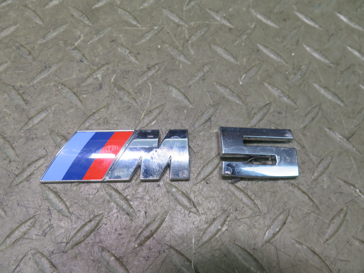 2012-2016 BMW F10 M5 Rear Trunk Lid Emblem Logo Badge Symbol Set