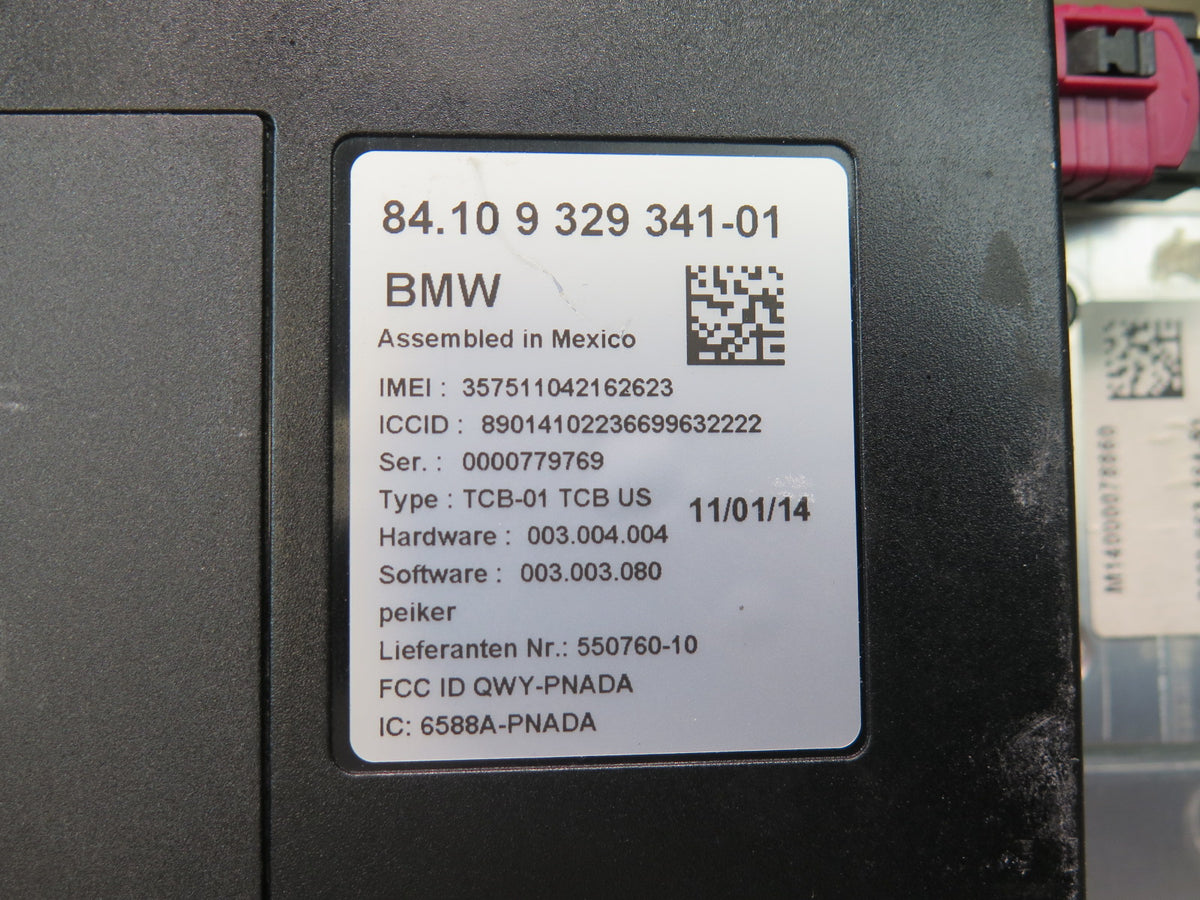 2011-2016 BMW F10 M5 Bluetooth Telematics Control Module 9329341