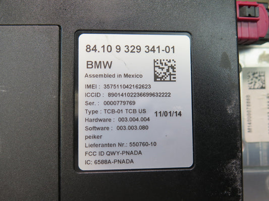 2011-2016 BMW F10 M5 Bluetooth Telematics Control Module 9329341