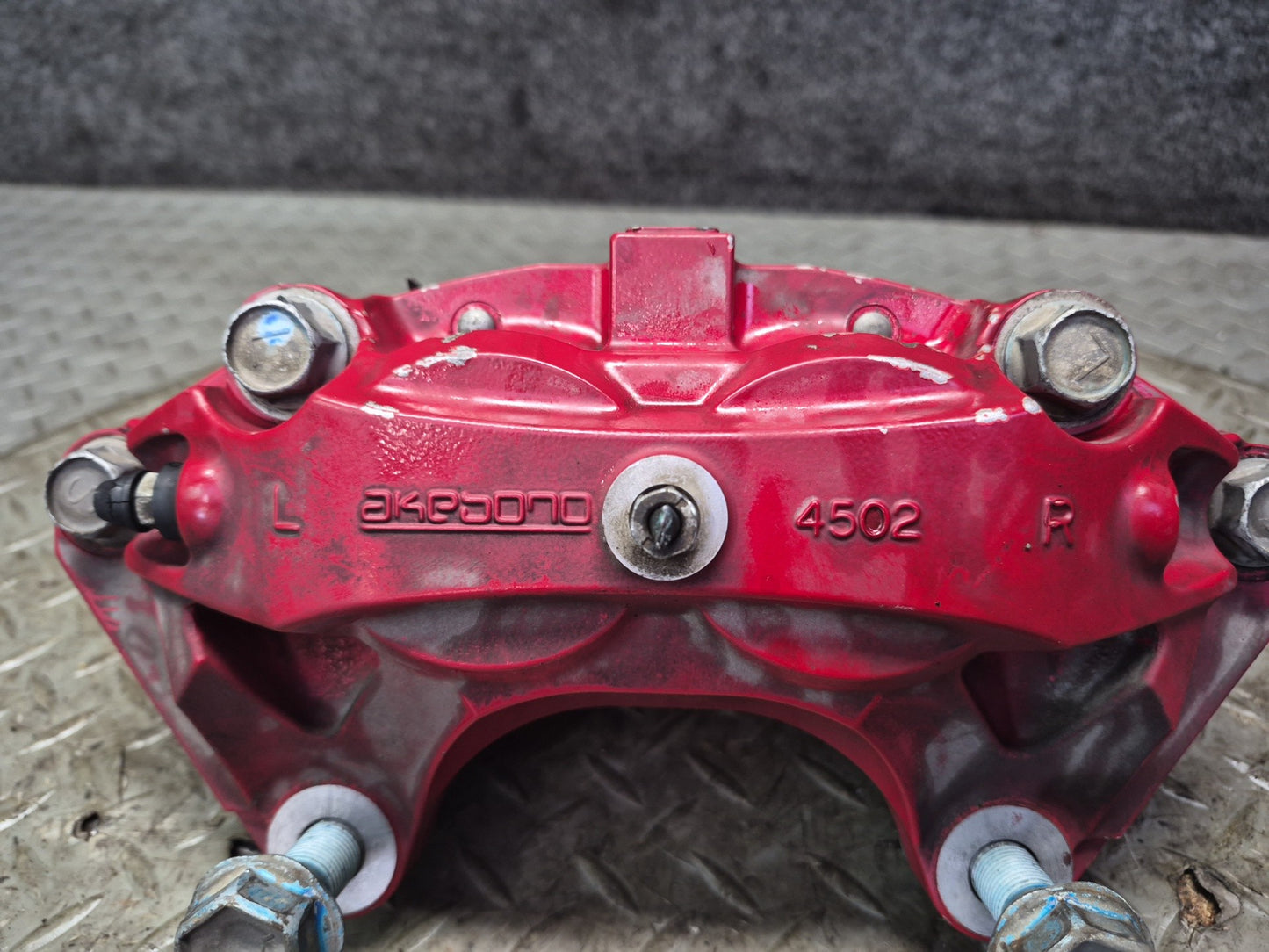 10-20 Nissan Z34 370Z Front Left Sport Brake Caliper Akebono OEM